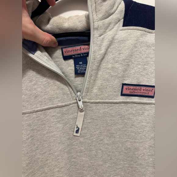 Vineyard Vines Men XS 1/4 Zip Pullover sweater Grey - Picture 4 of 8